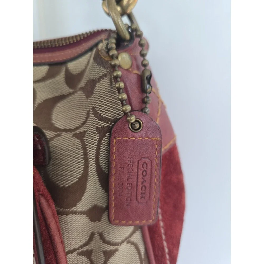 Coach Vintage Y2K Soho Signature Suede Shoulder Bag 7063 Special Edition  2004